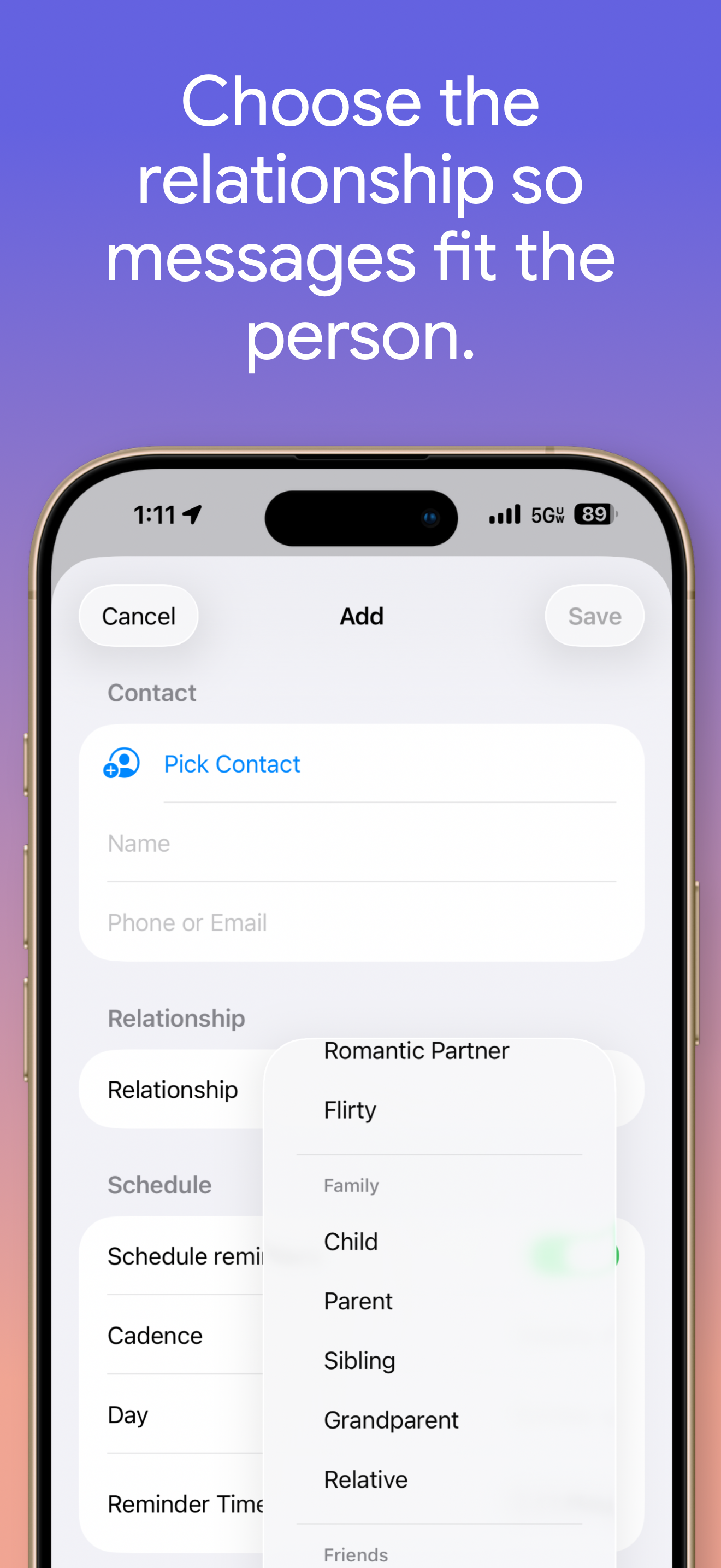 Kind Cue iPhone screenshot 5